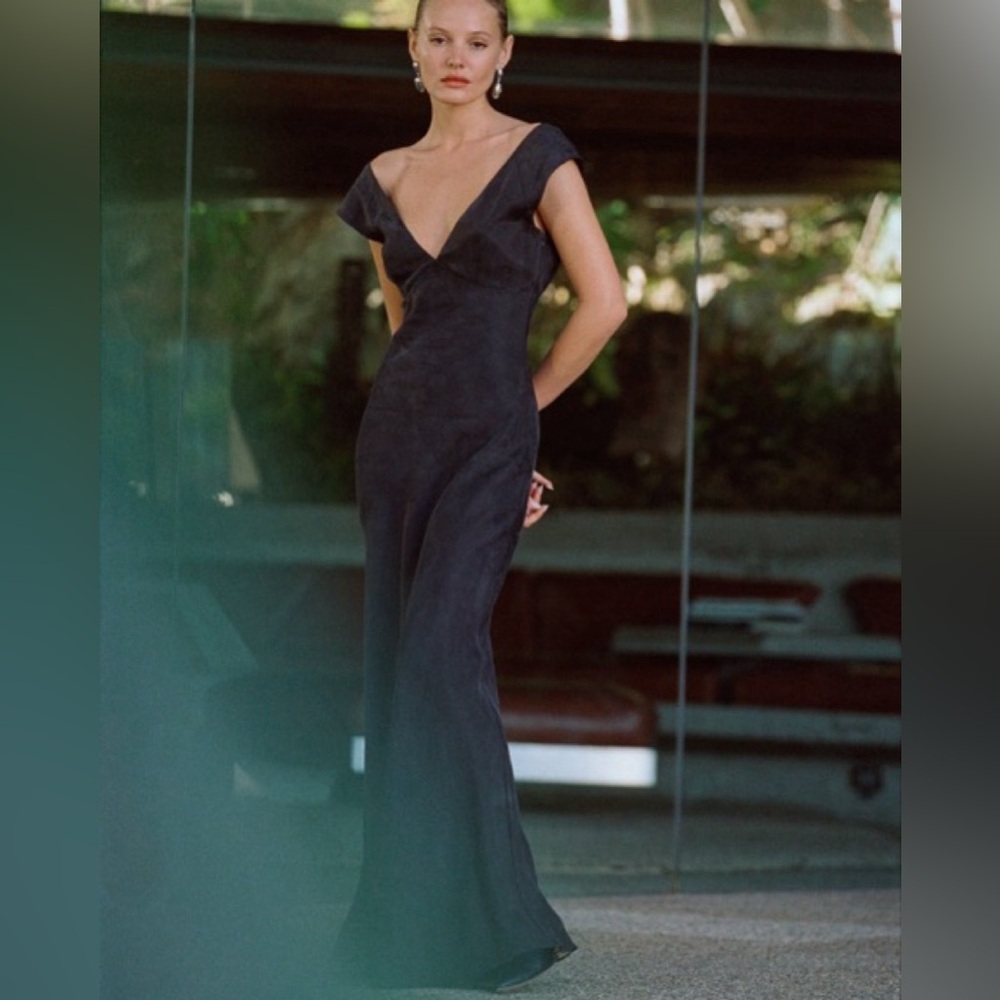 VRG Girl Valya Maxi Dress Black Size 2 (AU 6) NWT Formal